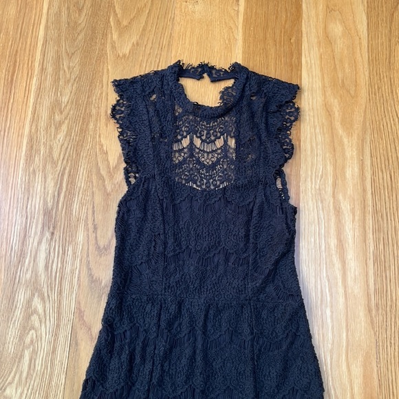 NWT Free People Black Lace Dress Size Small - Picture 12 of 15